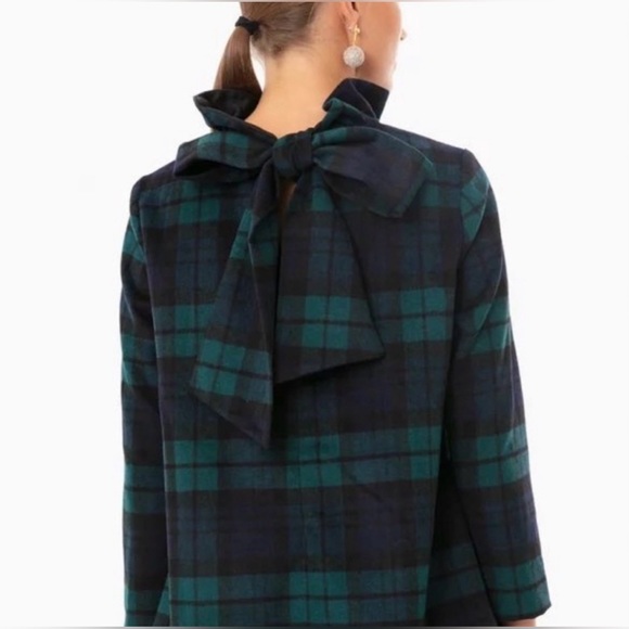 NWT *TUCKERNUCK* Blackwatch Plaid *FAYE* Blouse … Size: S - Picture 3 of 5